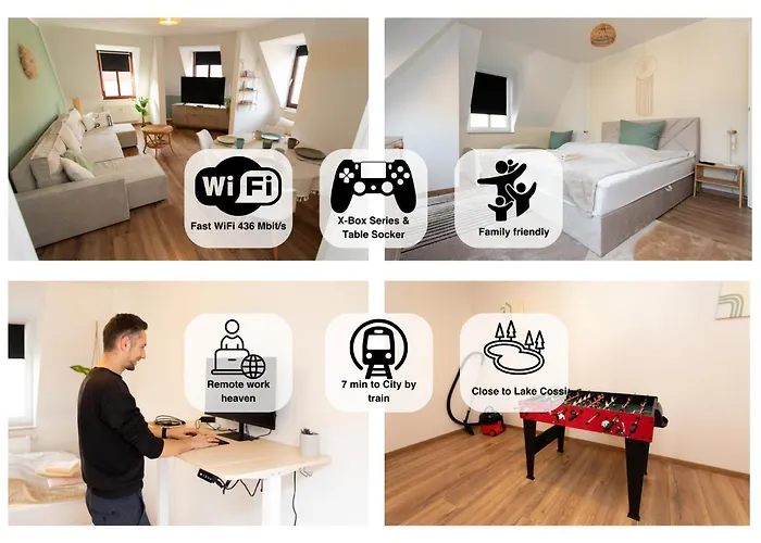 Boho Chic Markkleeberg, In Seenaehe, 8 Min Bis Ins Leipziger Zentrum Mit Der S-Bahn, Fast Wifi
